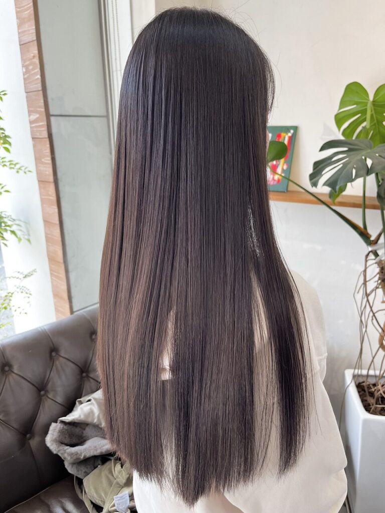 ツヤ髪ロングヘア