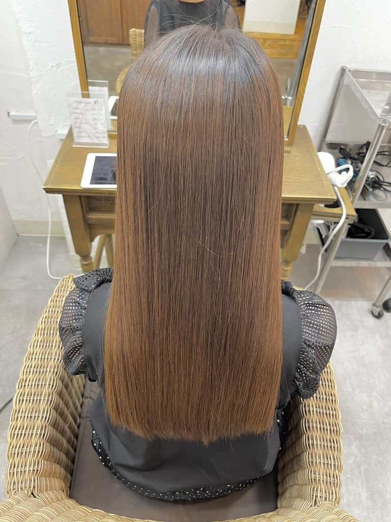 ツヤ髪ロング