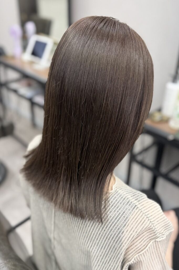 髪質改善トリートメント × 透明感カラーで叶える理想のツヤ髪
